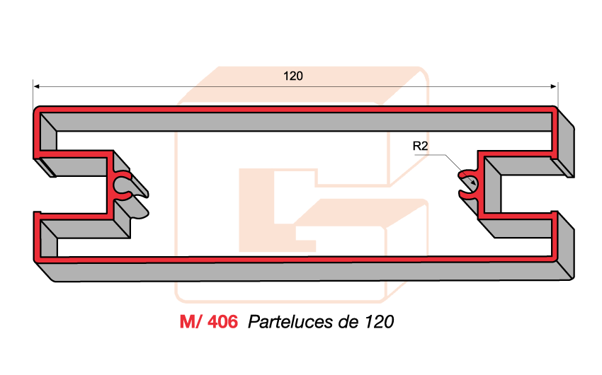 M/406 Parteluces de 120