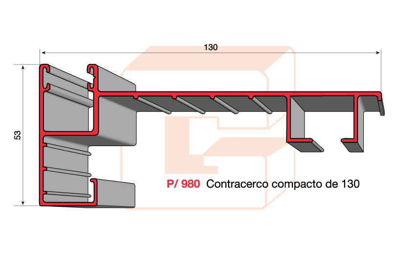P/980 Contracerco compacto de 130